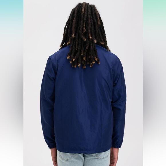 Ethika Men’s Lightweight Coach Blue Jacket NWT Size M - Picture 2 of 4